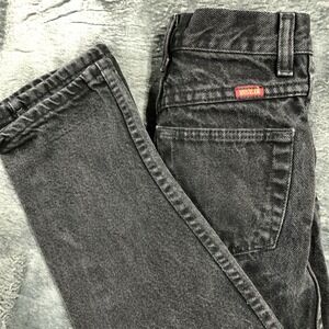 Rustler Straight Leg Jeans Kids Size‎ 10 Slim Black Vintage Made in USA